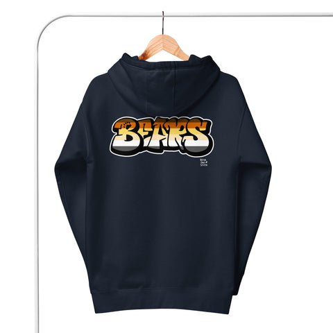 Gay Pride Bear Graffiti Style Hoodie