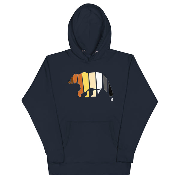 Gay Pride Bear Flag Colour Hoodie