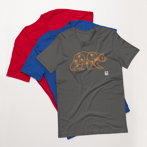 Gay Pride Bear Machine t-shirt