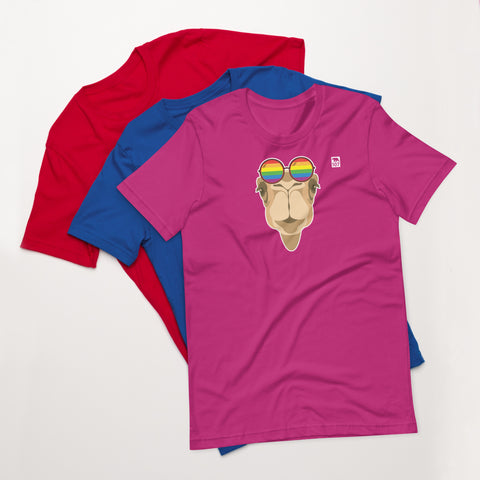 Gay Pride Rainbow Camel t-shirt