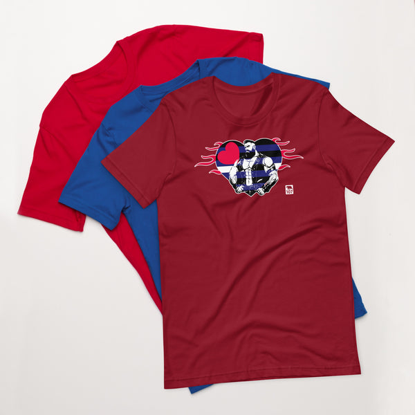 Leather Pride Heart t-shirt