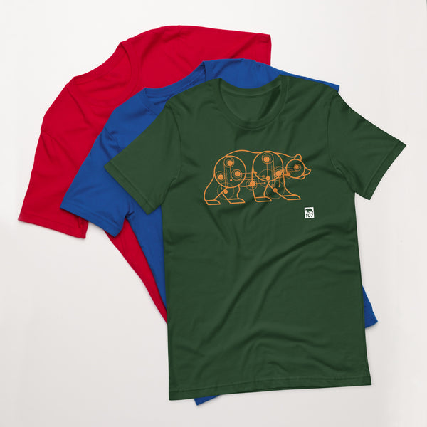 Gay Pride Bear Machine t-shirt