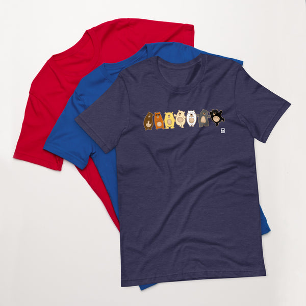 Gay Pride Teddy Bears II t-shirt