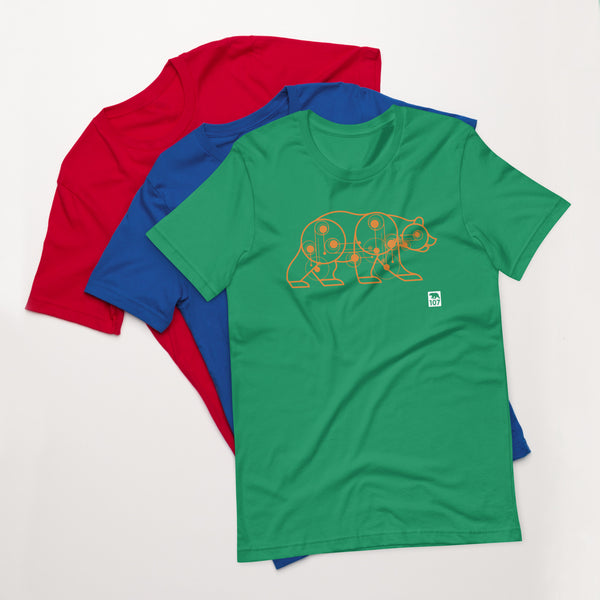 Gay Pride Bear Machine t-shirt