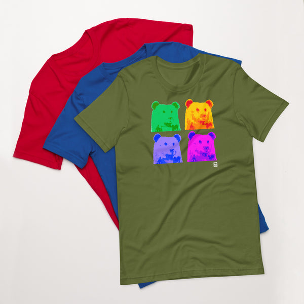 Gay Pride Portrait Bear t-shirt