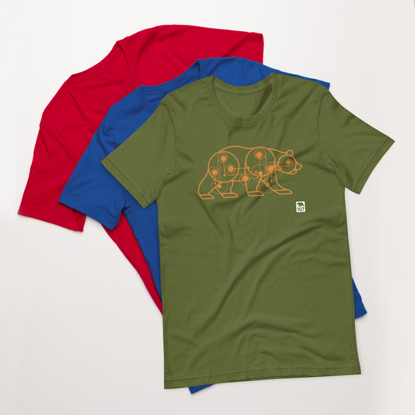 Gay Pride Bear Machine t-shirt