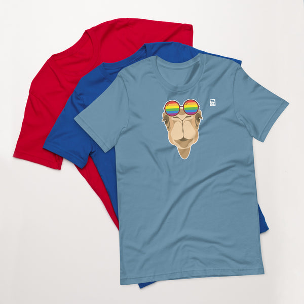 Gay Pride Rainbow Camel t-shirt