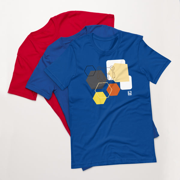 Gay Pride Bear Shapes t-shirt