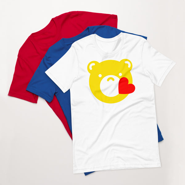 Gay Bear Pride Bermoji Kiss t-shirt