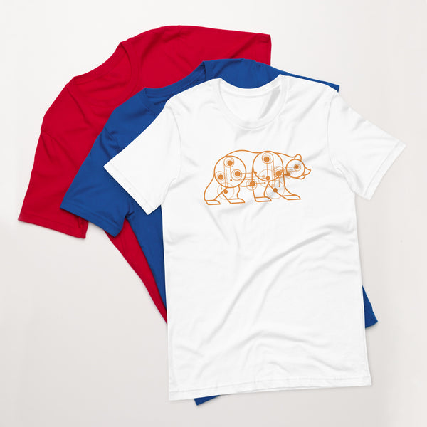 Gay Pride Bear Machine t-shirt