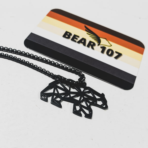 Bear Pride Pendant Geometric Bear