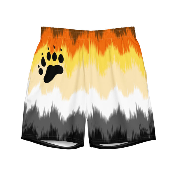 Bear Pride Flag Colours swim trunks