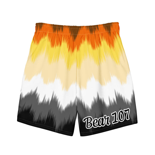 Bear Pride Flag Colours swim trunks