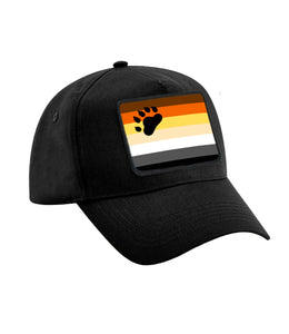 Bear Pride Patch Cap Flag With Paw