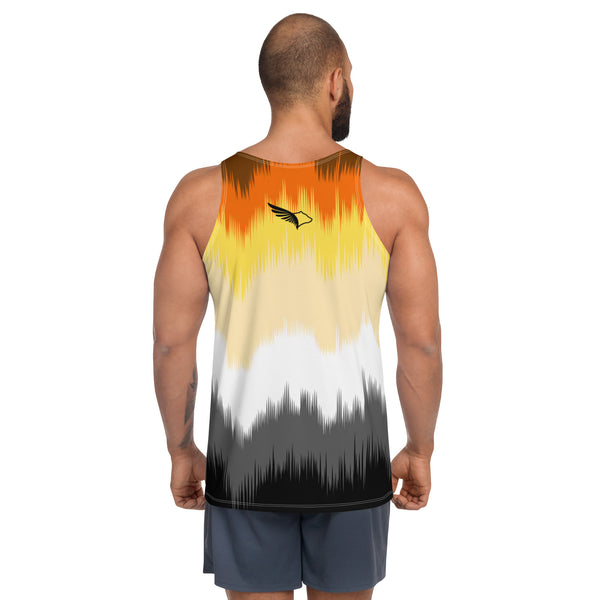 Bear Pride Flag Colours Tank Top