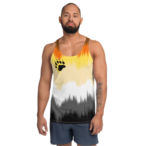 Bear Pride Flag Colours Tank Top