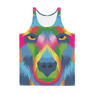 Gay Pride Colourful Bear Tank Top