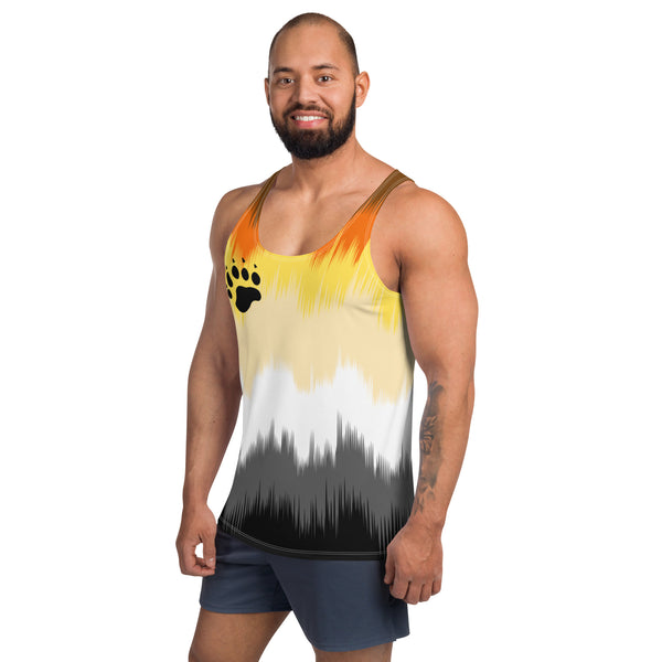 Bear Pride Flag Colours Tank Top