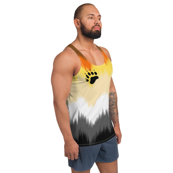 Bear Pride Flag Colours Tank Top