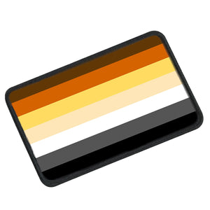 Gay LGBTQ Bear Pride Removable Patches