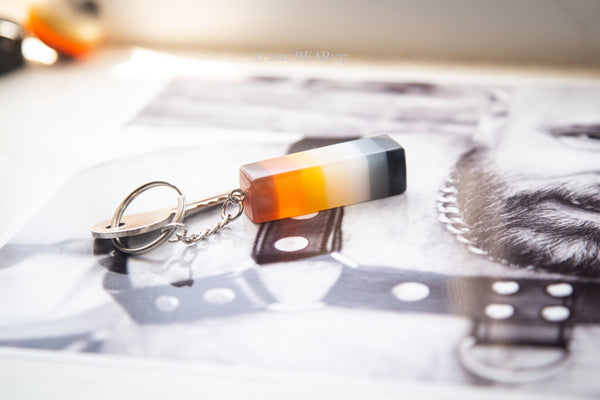 Bears Pride Keychain Flag Colours