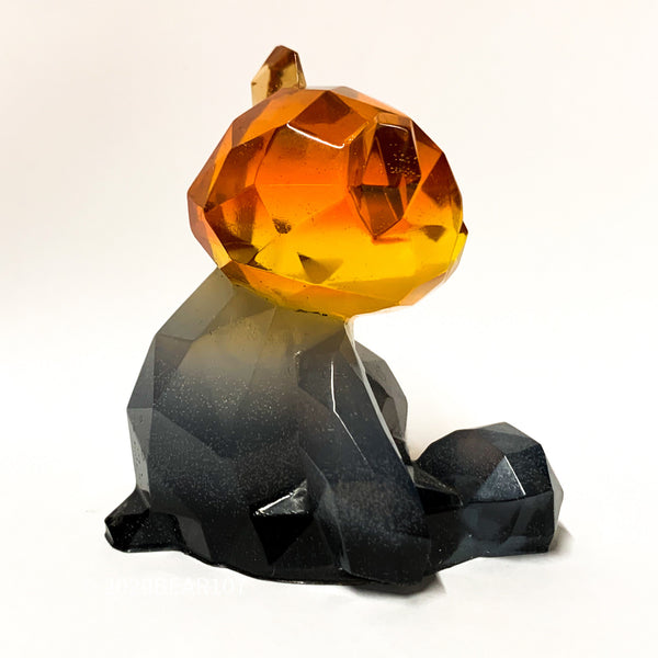 Bears Pride Flag colours resin Bear figurine