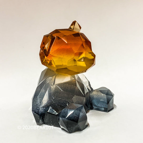 Bears Pride Flag colours resin Bear figurine