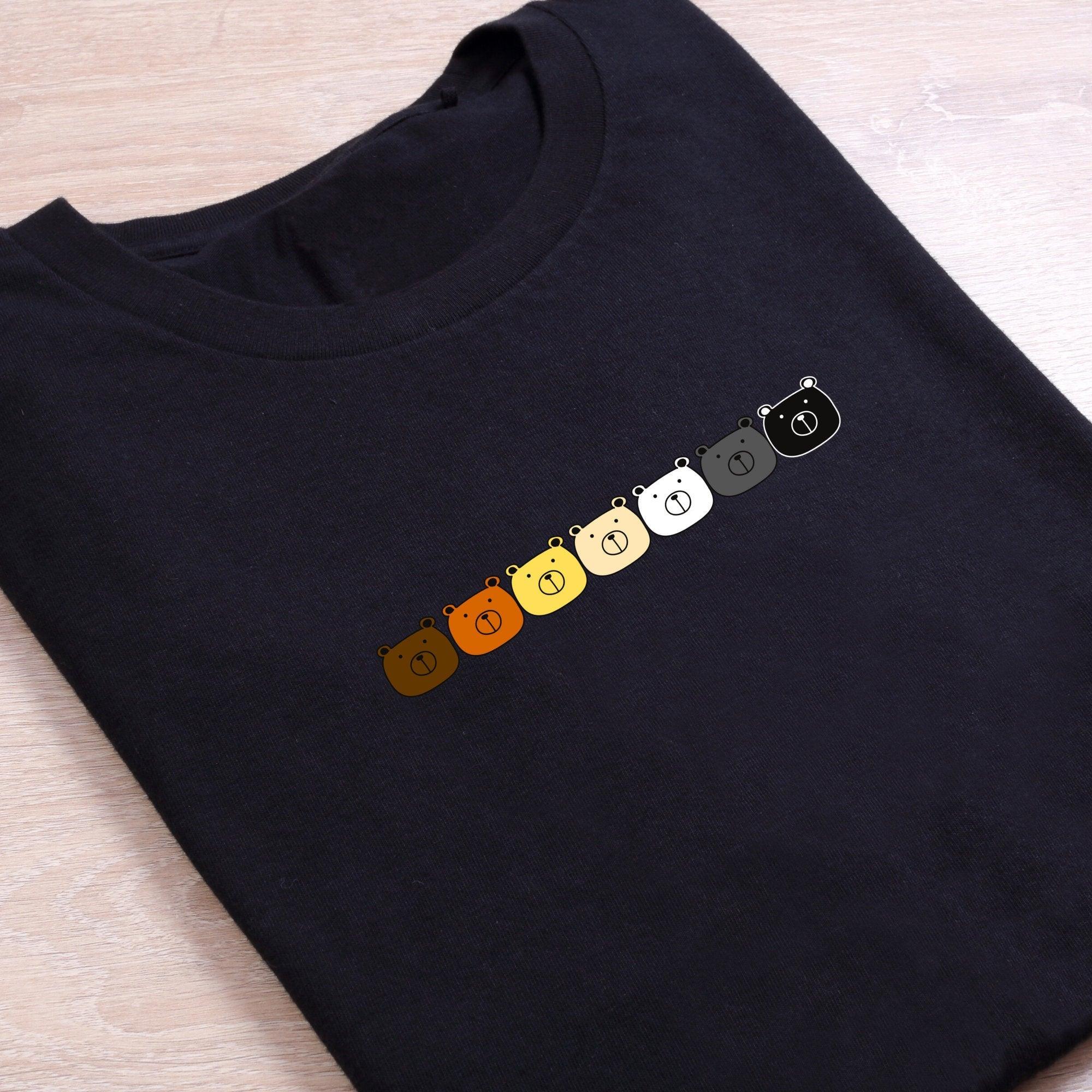 Bear Pride Flag T-Shirt, Teddy Bears Design - Bear107