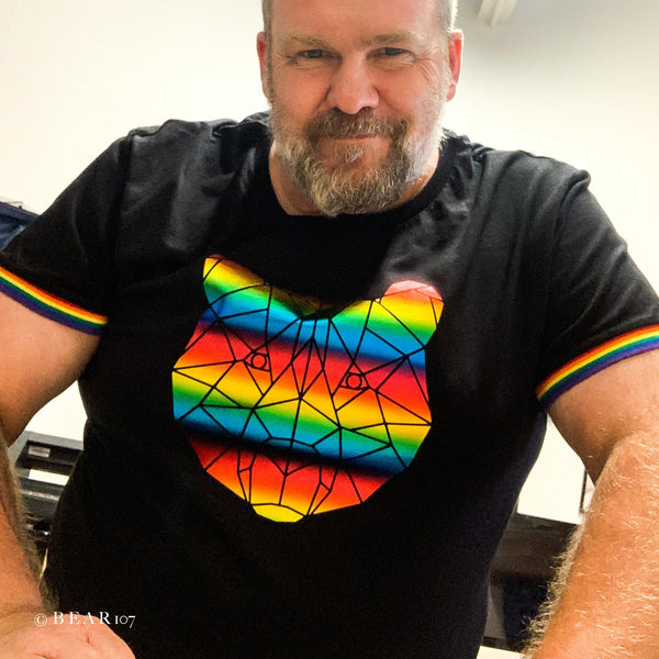 Bear Pride T-Shirt Rainbow Bear