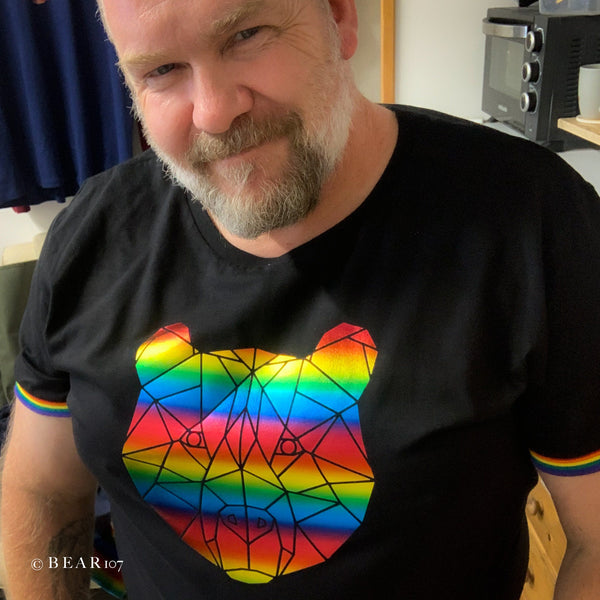 Bear Pride T-Shirt Rainbow Bear