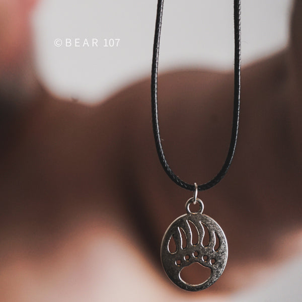 Bear Pride Pendant Metal Paw