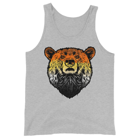 Bear Pride Flag Colour Bear Tank Top