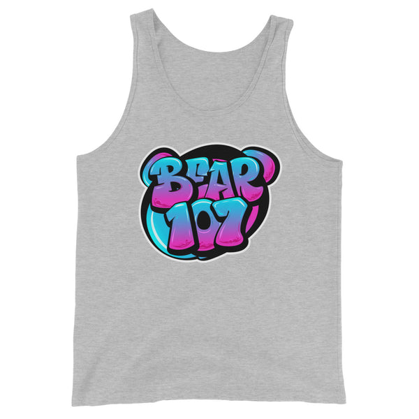 Gay Bear Pride Graffiti Style Bear Tank Top