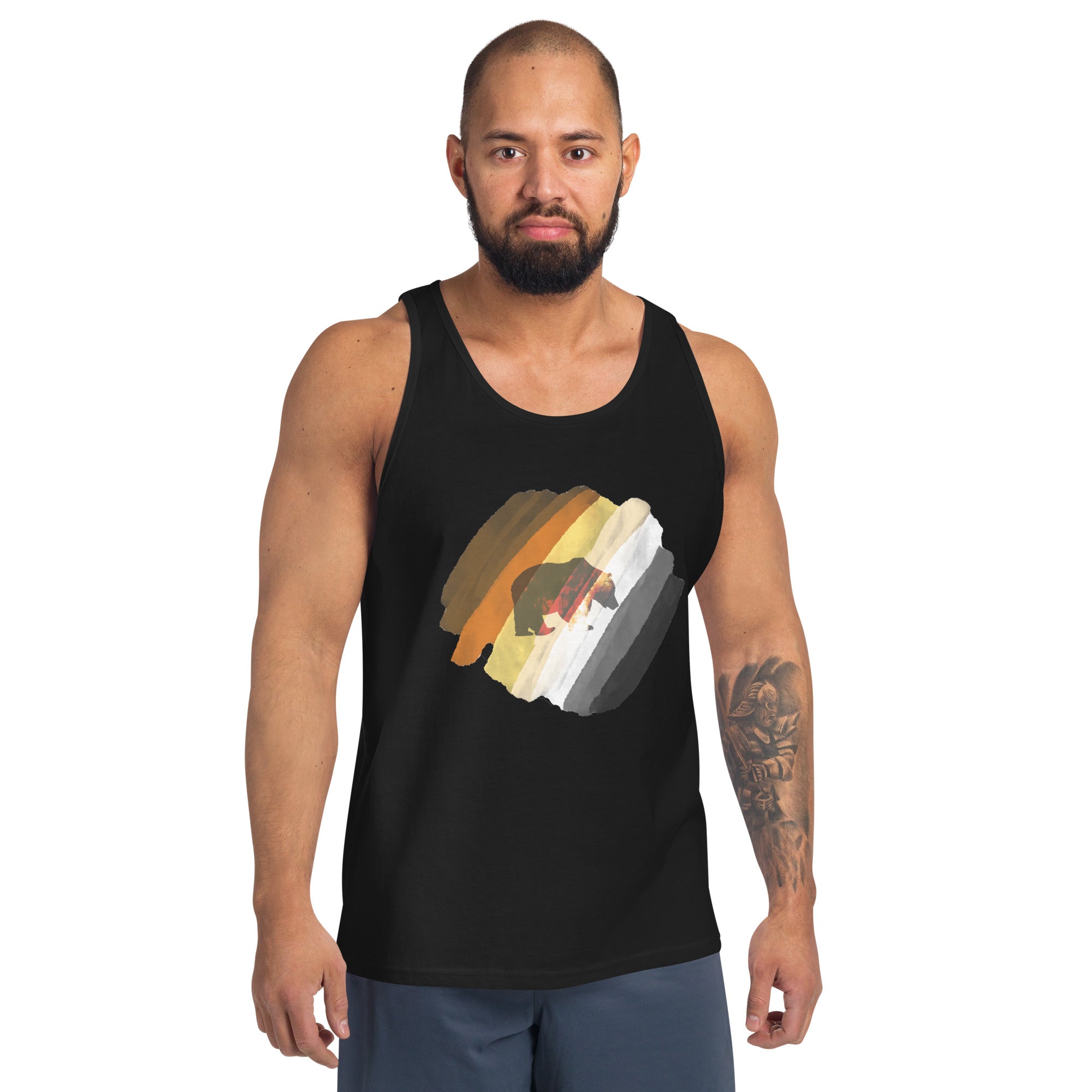 Bear Pride Tank Top Painted