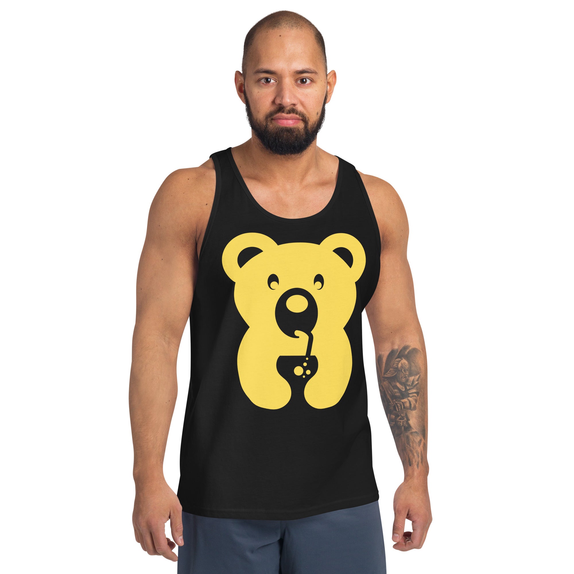 Gay Bear Pride Drinking Bear Tank Top