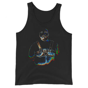 Gay Pride Bear in Harness Tank Top