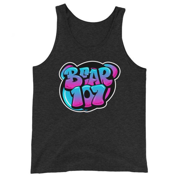 Gay Bear Pride Graffiti Style Bear Tank Top