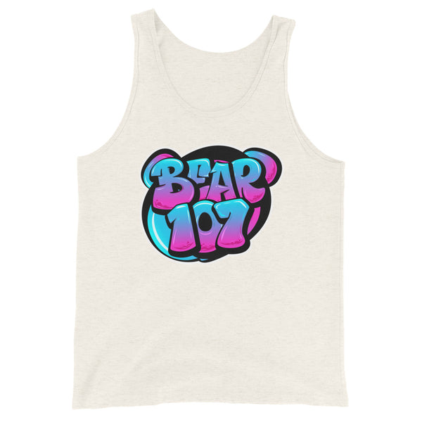 Gay Bear Pride Graffiti Style Bear Tank Top