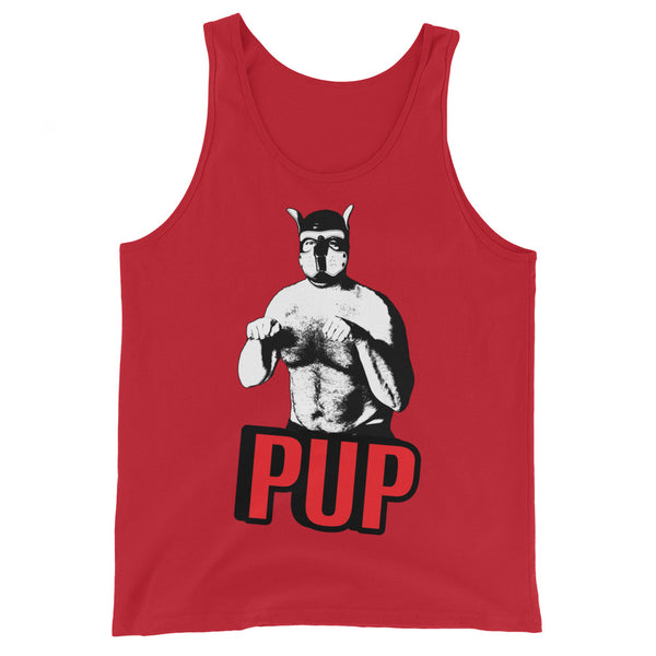 Gay Bear Leather Pride PUP Tank Top