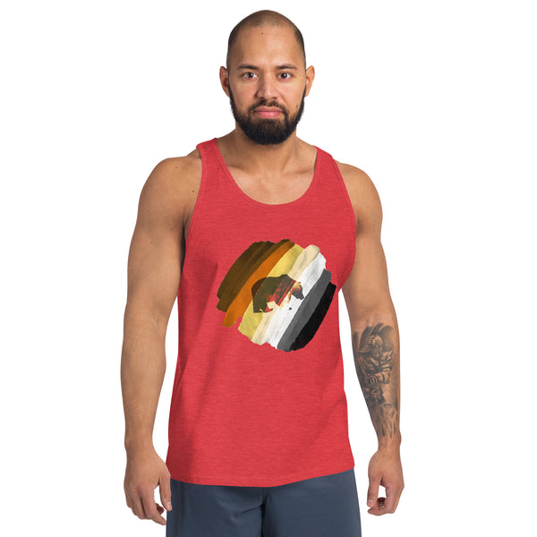 Bear Pride Tank Top Painted