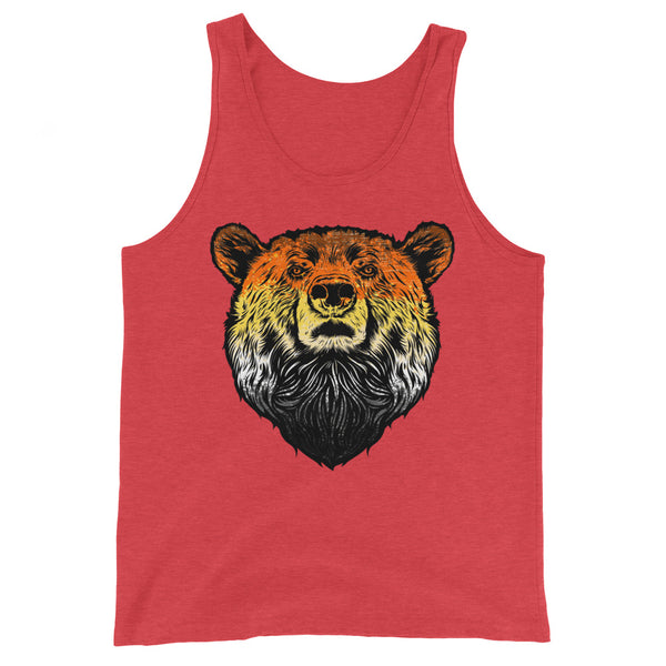 Bear Pride Flag Colour Bear Tank Top