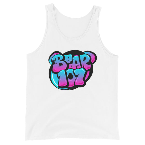 Gay Bear Pride Graffiti Style Bear Tank Top