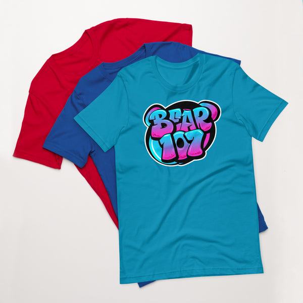 Gay Bear Pride Graffiti Style Bear T-shirt