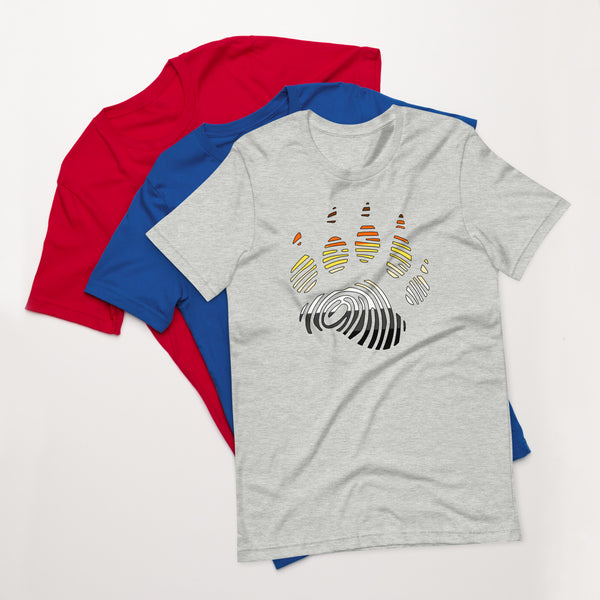 Bear Pride Fingerprint Paw t-shirt