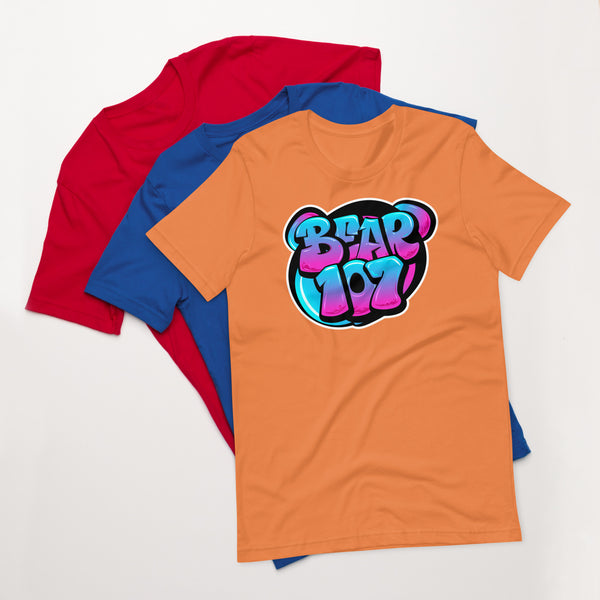 Gay Bear Pride Graffiti Style Bear T-shirt