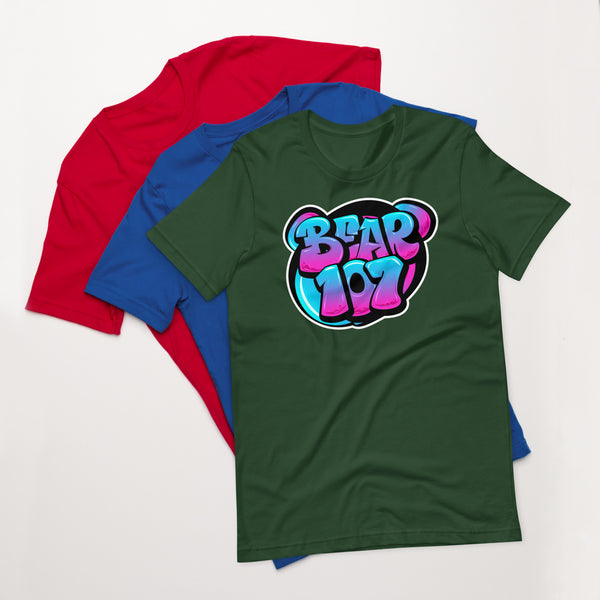 Gay Bear Pride Graffiti Style Bear T-shirt