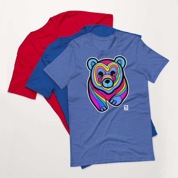 Gay Bear Pride Psychedelic Bear t-shirt