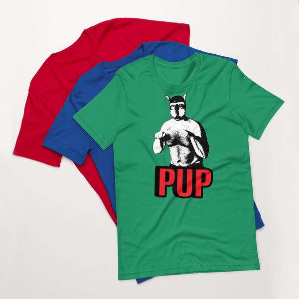 Gay Bear Leather Pride Pup t-shirt