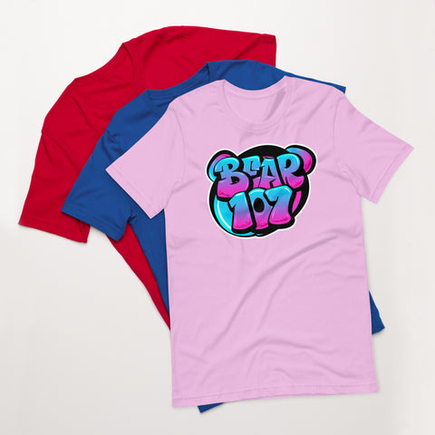 Gay Bear Pride Graffiti Style Bear T-shirt