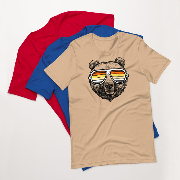 Bear Pride T-shirt Bear with glasses